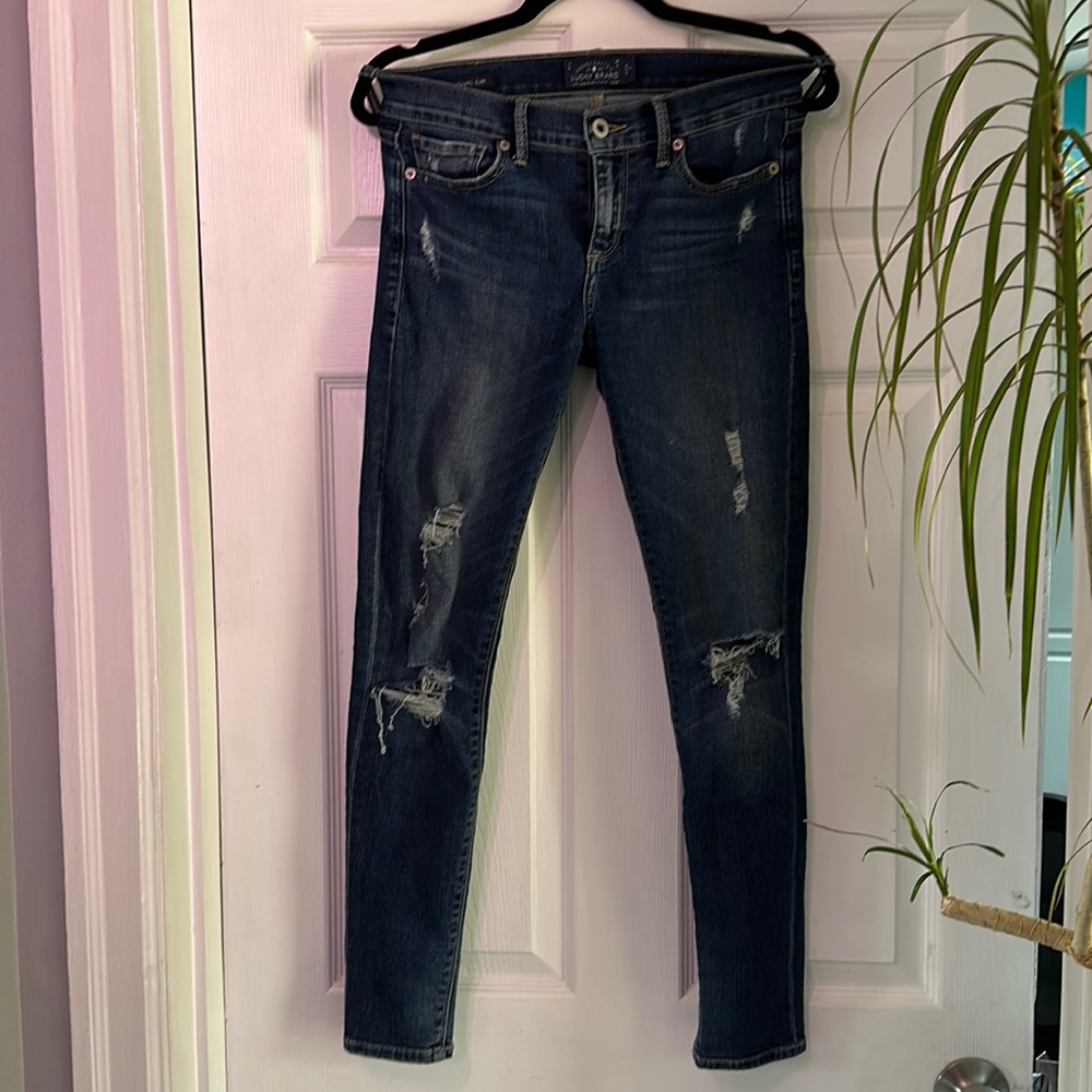 Lucky brand Distressed Brooke Legging Jean size 0/25